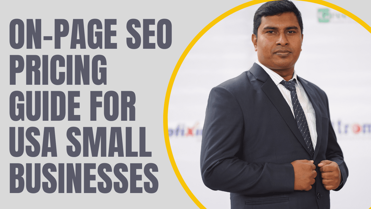 on-page SEO pricing guide for small businesses in USA
