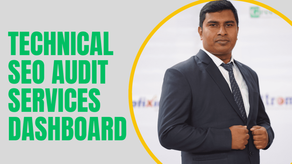 What Are Technical SEO Audit Services? | Top 5 USA Business 1 Laptop showing technical SEO audit services with charts for page speed, crawl errors, and indexing issues for USA businesses